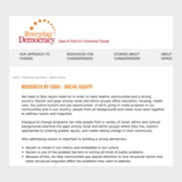 Everyday Democracy Racial Equity Resource Database